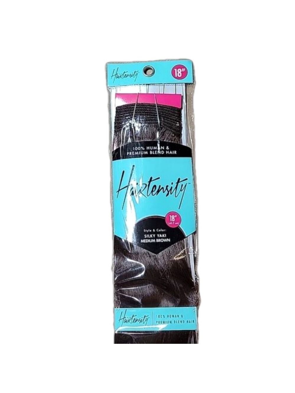 Hairtensity Silky Yako Medium Brown Sewn Hair Extension NIP